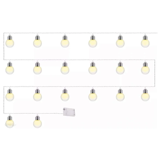 Lyssnor med LED-pærer - Batteridrevet