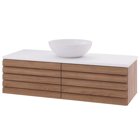 Linn Bad Selma Eikestav Heltre D45cm Servantskap Eik / 120cm Senter