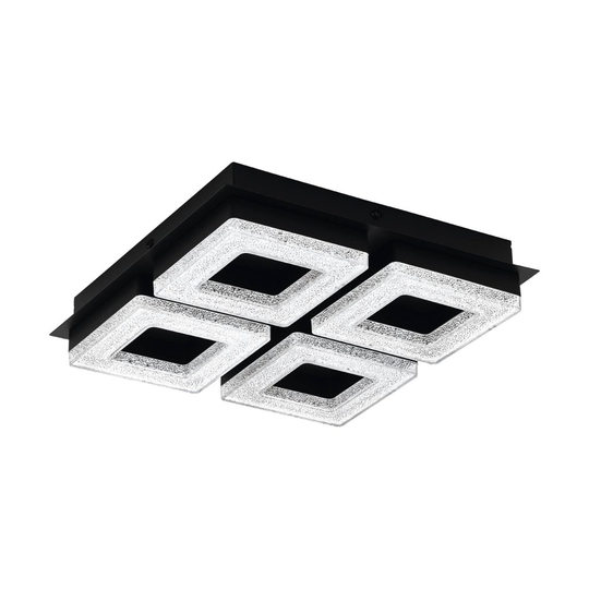 Fradelo 1 Led Ceiling / Wall lamp 4L / Crystal (Sort)
