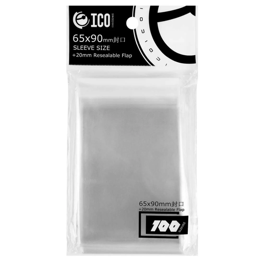 Gennemsigtig Plastiklomme til Spillekort 100-pack