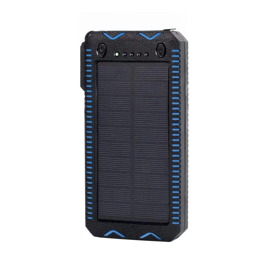 Vandtæt Overlevelses-Powerbank med Solceller