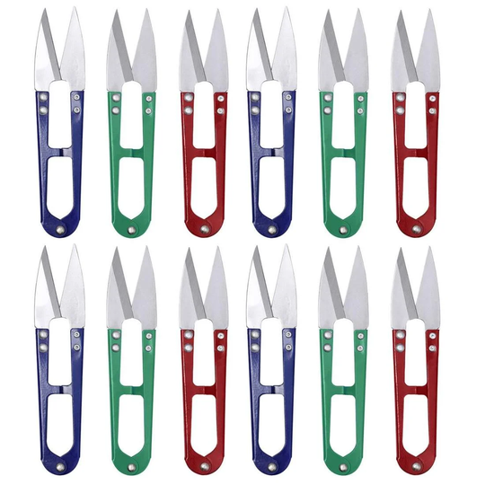 12x Trådsakse - assorterede farver