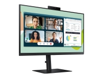 Samsung S24A400VEU - S40VA Series - LED-skærm - 24 - 1920 x 1080 Full HD (1080p) @ 75 Hz - IPS - 250 cd/m² - 1000:1 - 5 ms - HDMI, VGA, DisplayPort - højtalere - sort