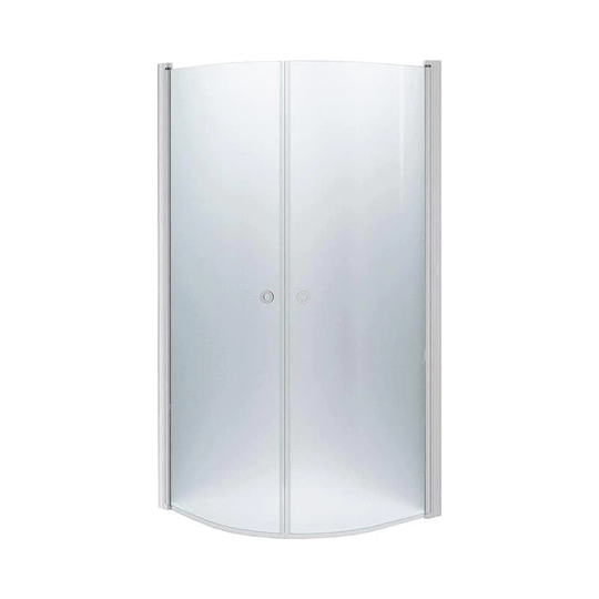 INR Iconic Nordic Rooms Dusjhjørne Linc Niagara Original, Frostet/stripe Glass Hvit Matt / 70x90cm Frostet