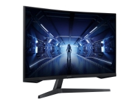 Samsung Odyssey G5 C32G55TQWR - G55T Series - LED-skærm - kurvet - 32 - 2560 x 1440 WQHD @ 144 Hz - VA - 250 cd/m² - 2500:1 - HDR10 - 1 ms - HDMI, DisplayPort - sort