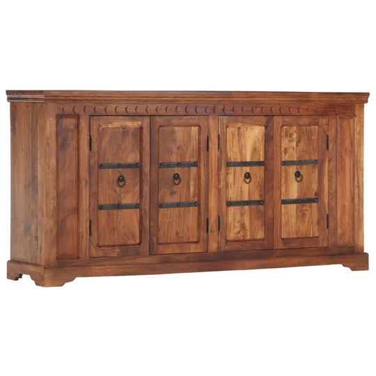 vidaXL skænk 170 x 40 x 85 cm massivt akacietræ