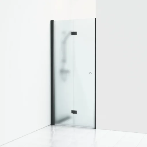 Svedbergs Skoga foldenisje 100 cm, frostet glass/matt sort