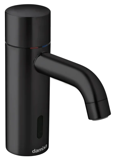 Damixa Silhouet Touchless servantbatteri, matt sort