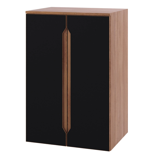 Linn Bad Emma Sideskap (Kommode) Svart Matt / 60cm 2 Dører