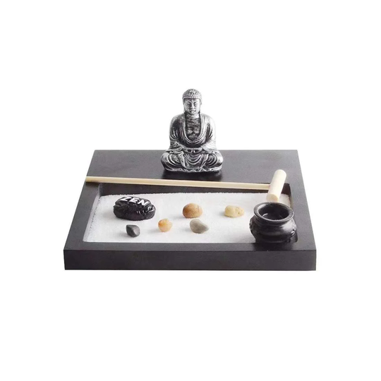 Zen Have med Buddha - Skrivebordsdekoration