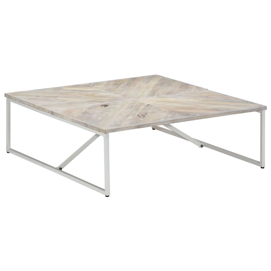 vidaXL sofabord 110 x 110 x 36 cm massivt mangotræ