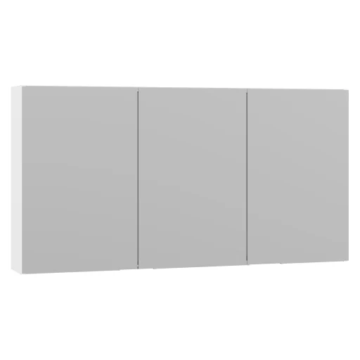 Dansani Mido+ Select speilskap med 3 dører, 120x64 cm, matt hvit
