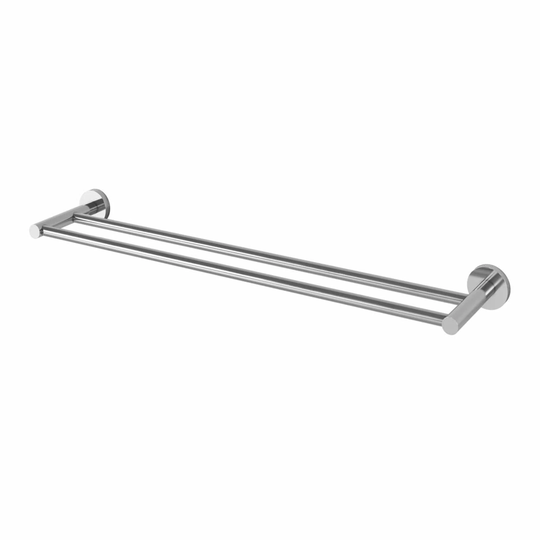 Vikingbad Luna Rund Dobbel Håndklestang B65cm Krom