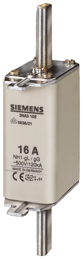 Sikring NH 1 125A, 500V gL/gG, 3NA3144 - 3 stk