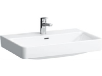 Laufen Pro S håndvask 70 x 46,5 cm med hanehul og glaseret overløb