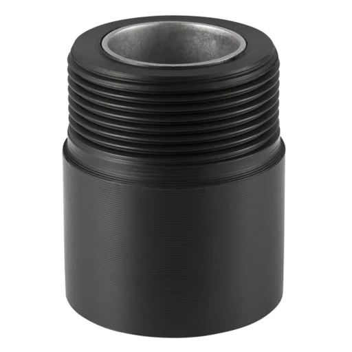 56 mm x 2" Overgang utvendig gjenge sort PEH Geberit