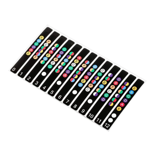13x Stick-on akkord til guitar