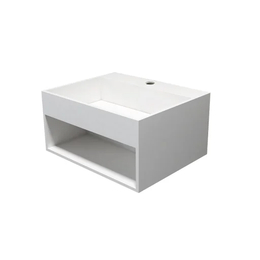 Cassøe Solid Surface servant, 50x40 cm, matt hvit