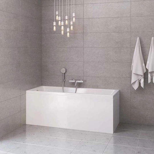 Vikingbad Kvadrat Badekar 150-170 160cm / Front&Endepanel