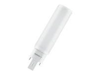 OSRAM DULUX D EM & AC Mains - LED-lyspære - form: rørformet - matteret finish - G24q-1 - 6 W (tilsvarende 13 W) - klasse E - køligt hvidt lys - 4000 K