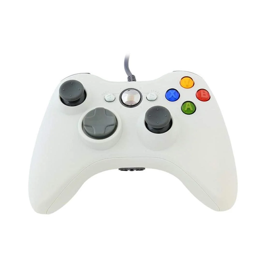 Håndcontroller til XBOX 360 og PC - Hvid