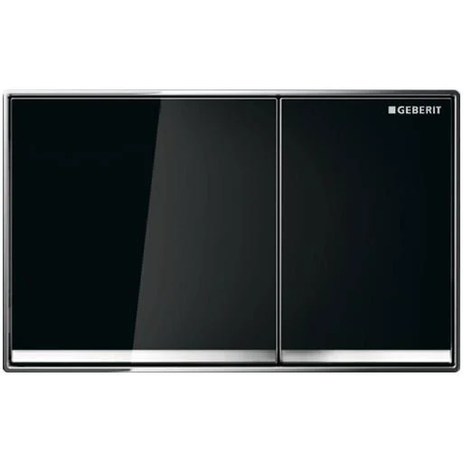 Geberit Betjeningsplate Omega 60 Glass, Svart
