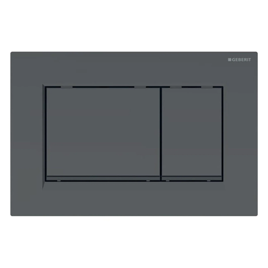 Geberit Sigma 30 Betjeningsplate Svart Matt (Easy Clean)