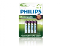 Philips R03B4RTU10 - Batteri 4 x AAA - NiMH - (genopladelige) - 1000 mAh