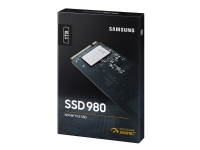 Samsung 980 MZ-V8V1T0BW - Solid State Drive - krypteret - 1 TB - intern - M.2 2280 - PCI Express 3.0 x4 (NVMe) - 256-bit AES - TCG Opal Encryption