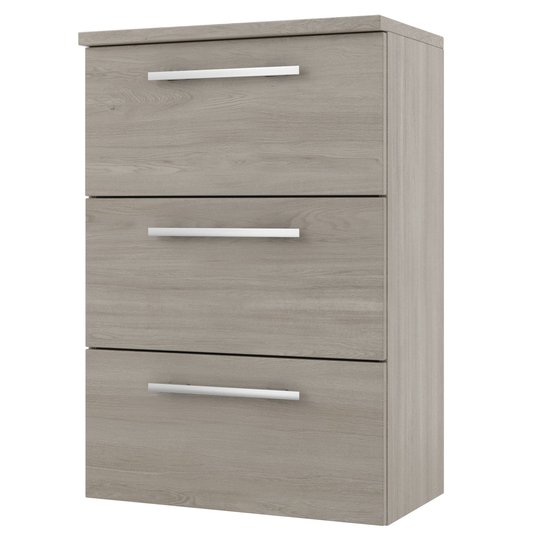 Linn Bad Ingrid Smal Sideskap (Kommode) Lys eik / 60cm 3 Skuffer