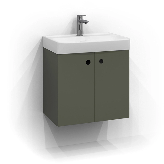 Svedbergs Intro Servantskap 2 Dører 55cm / Salvie