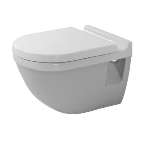 Duravit Starck 3 vegghengt toalett m/WonderGliss, 180 mm boltavstand, hvit