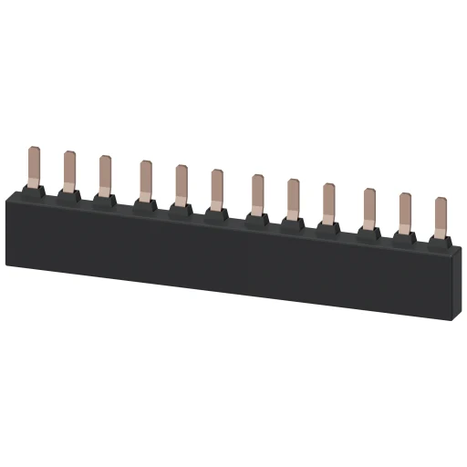 Samleskinne for 4 motorbeskyttere størrelse S2 avstand: 55 mm, 3RV1935-1C