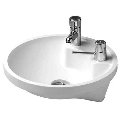 Architec vask for underliming 40 cm uten overløp med kranhull