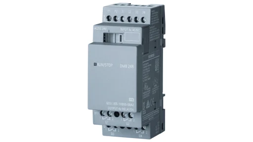 LOGO! DM8 24R Utvidelsesmodul PU/I/O 24V 4DI/4DO