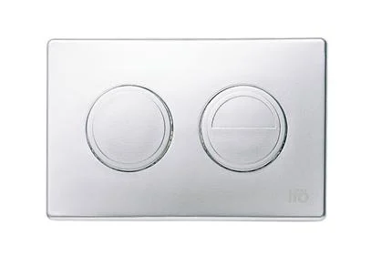 Ifø Sign Pneumatisk Betjeningsplate Dobbel skyll (Til Topp-/Front) Matt krom