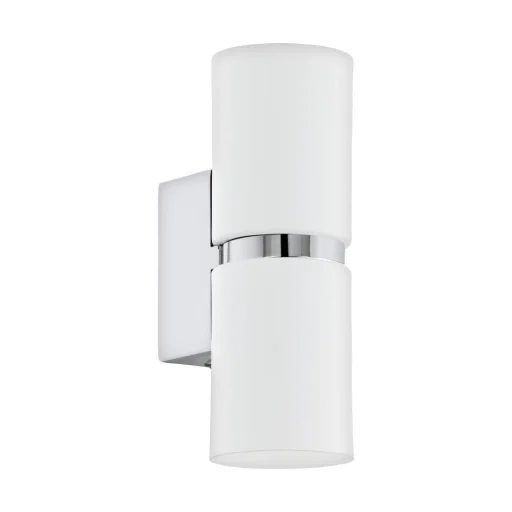 Passa Wall L60 krom/hvit, GU10, 2X3W, 3000K