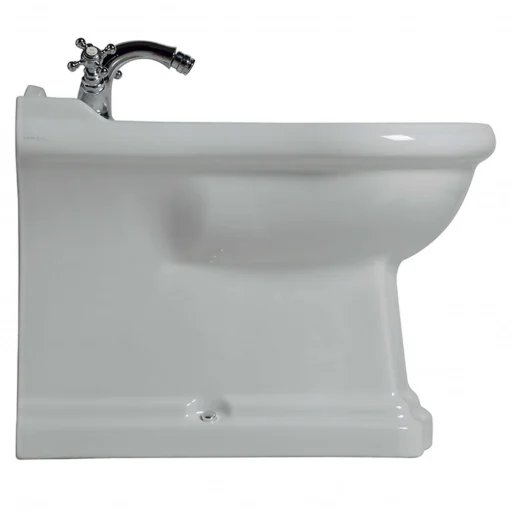 Lavabo Retro Bidé 600x385 mm, Gulvstående, Hvit