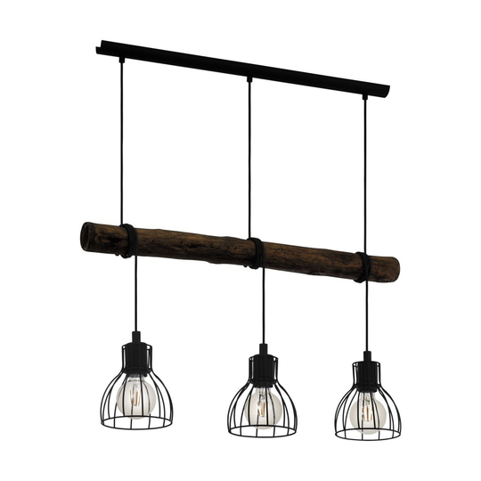 Horningtops ceiling lamp 3L (Sort)