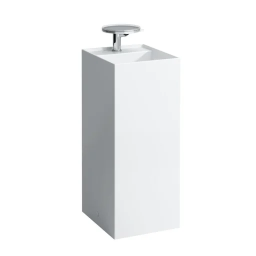 Kartell Laufen Gulvstående Servant 38 x 44 cm m/Tapphull, Overløp & LCC