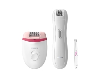 Philips Satinelle Essential BRP506/00, Hvid, Back thigh,Front thigh,Outer thigh, Overlæbe, 8 diske, 0,5 mm, Plast