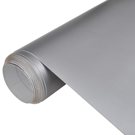 vidaXL bilfolier 2 stk. 100x150 cm mat sølvfarvet