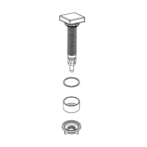 Grohe Dreieknapp, kvadrat