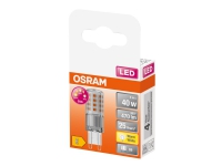 OSRAM LED STAR+ - LED-lyspære - form: PIN - klar finish - G9 - 4 W (tilsvarende 40 W) - klasse E - varmt hvidt lys - 2700 K