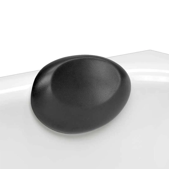 Danline Nakkepute - til Badekar og Boblebad Svart / Rund