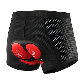 Arsuxeo Herre Sykkelundertøy Sykkelshorts 3D polstret shorts Sykkel Boxershorts Fôrede shorts Formsydd Fjellsykling Veisykling sport 3D Pute Pustende Fukttrans