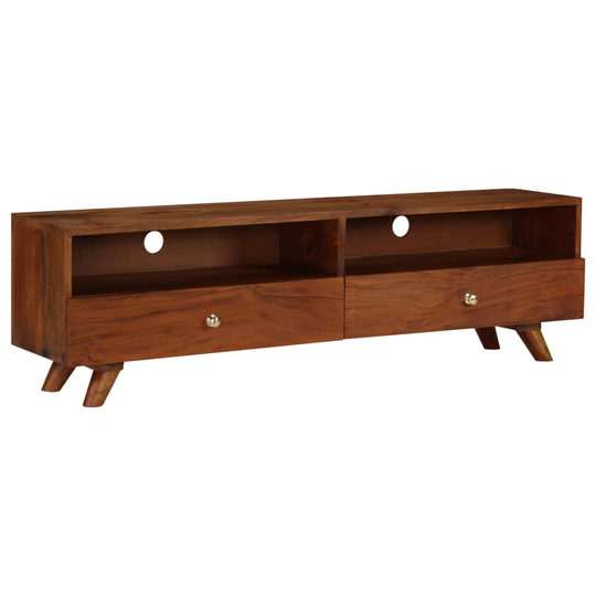 vidaXL tv-skab 140x30x40 cm massivt genbrugstræ