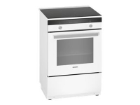 Siemens iQ300 HL9R4T020U - Komfur - fritstående - bredde: 60 cm - dybde: 60 cm - højde: 90 cm - med selv-rengøring - Klasse A - hvid