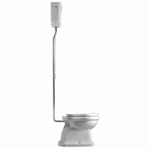 Lavabo Retro toalett inkl. sisterne m/trekk og slipp, hvit