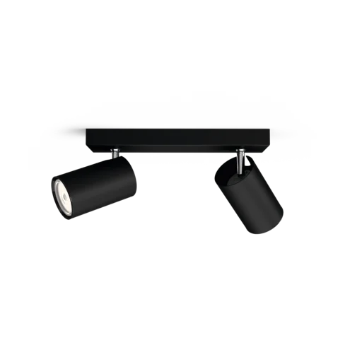 myLiving Kosipo Spot svart, 2xNW 240V